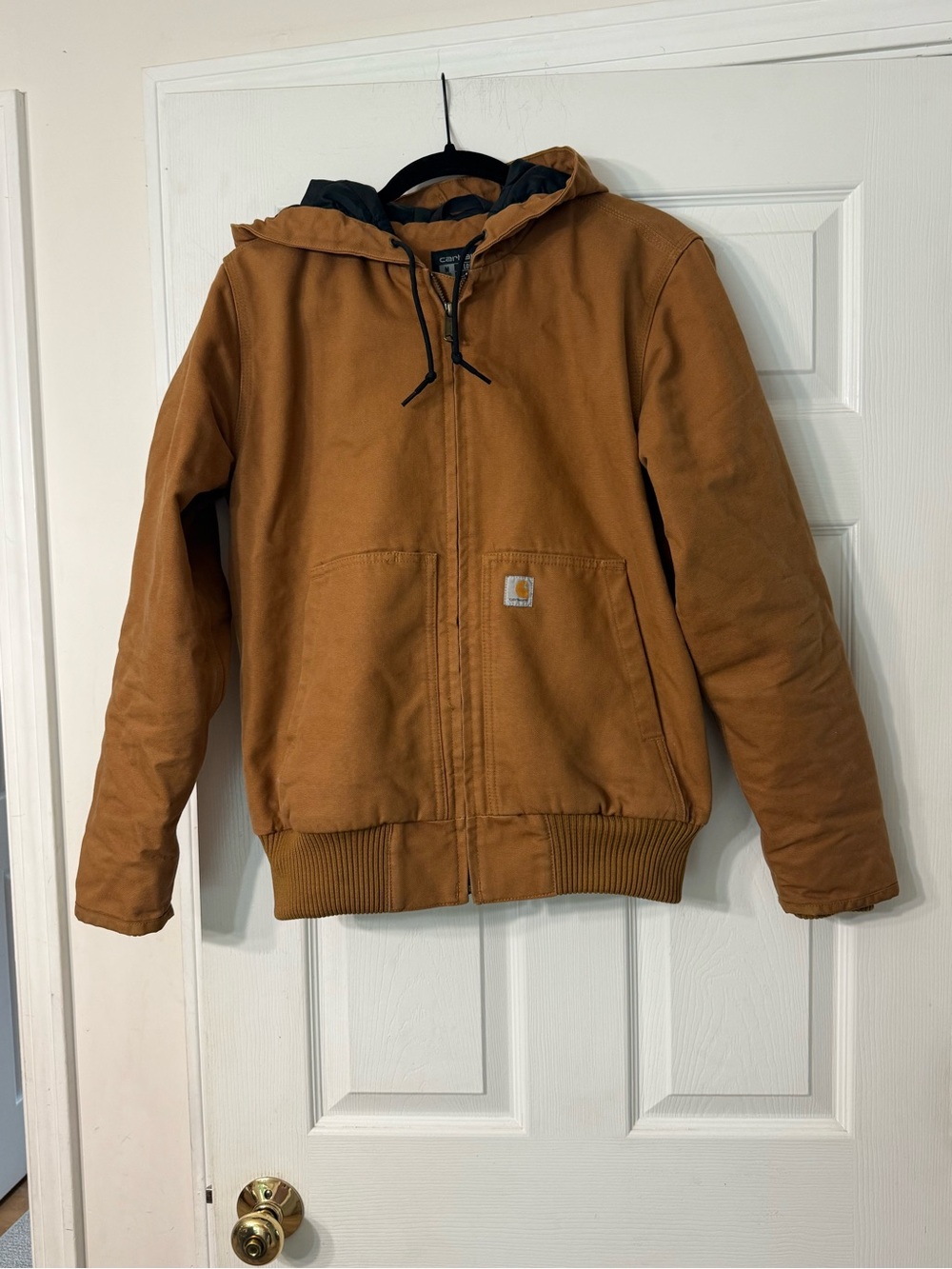 Carhartt Brown Hooded Work Jacket - Picture 2 of 8
